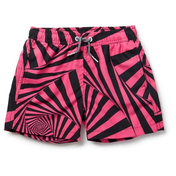 BOARDIES Vortex Swim Trunks Black / Pink - Picture 4 of 4
